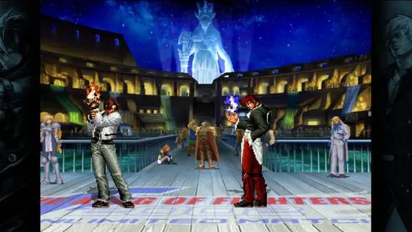 Пример визуального стиля и графики игры THE KING OF FIGHTERS 2002 UNLIMITED MATCH