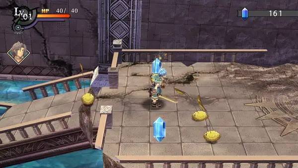Пример визуального стиля и графики игры The Legend of Nayuta  Boundless Trails