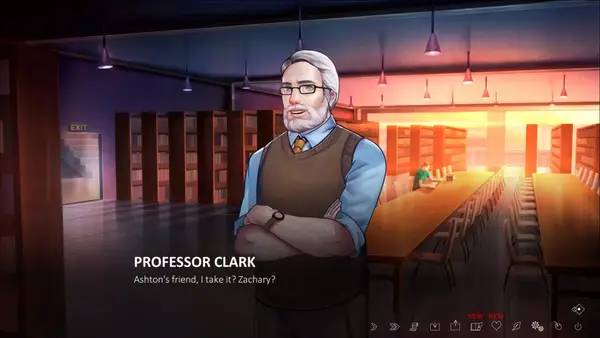 Пример визуального стиля и графики игры The Letter - Horror Visual Novel