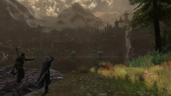 Пример визуального стиля и графики игры The Lord of the Rings Online