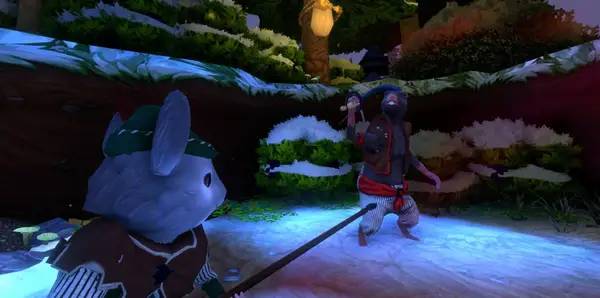 Пример визуального стиля и графики игры The Lost Legends of Redwall The Scout Act 2