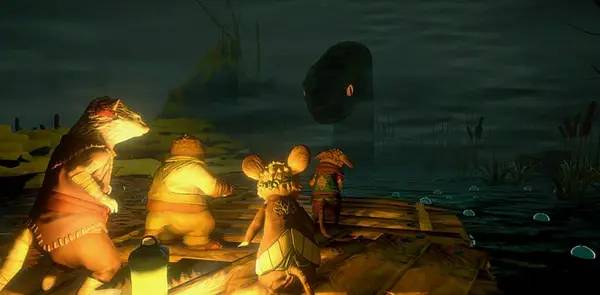 Пример визуального стиля и графики игры The Lost Legends of Redwall  The Scout Anthology