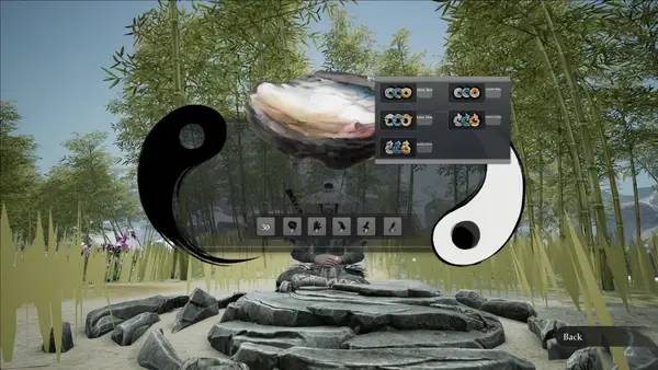 Пример визуального стиля и графики игры The Matchless KungFu