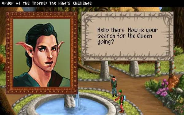 Пример визуального стиля и графики игры The Order of the Thorne - The King's Challenge