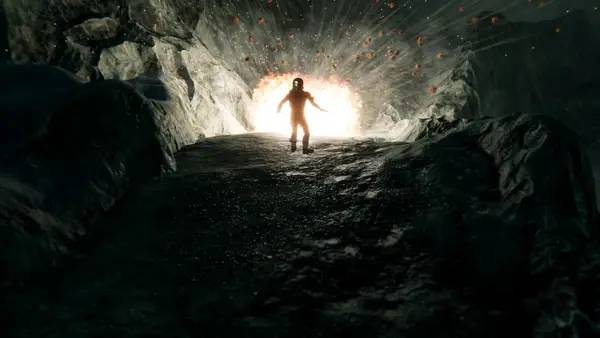 Пример визуального стиля и графики игры The Pioneers Surviving Desolation