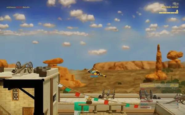 Пример визуального стиля и графики игры The Showdown Effect