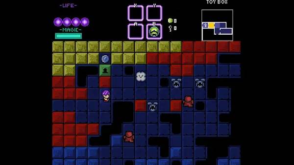 Пример визуального стиля и графики игры The Spectral Web Hitodama