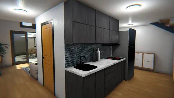 Пример визуального стиля и графики игры The Stalked 2