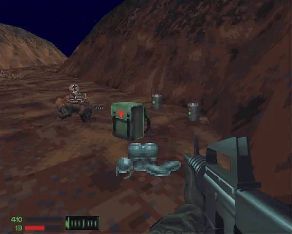 Пример визуального стиля и графики игры The Terminator  Future Shock + SkyNET