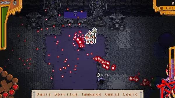 Пример визуального стиля и графики игры The Textorcist  The Story of Ray Bibbia