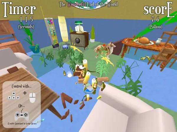 Пример визуального стиля и графики игры The Wonderful End of the World