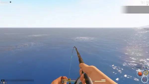 Пример визуального стиля и графики игры theFisher Online