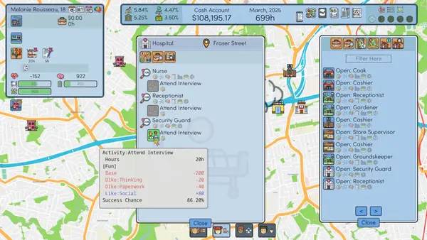 Пример визуального стиля и графики игры This Grand Life 2