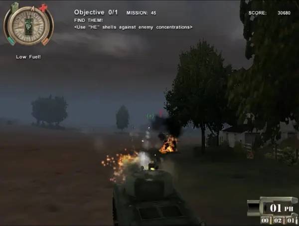 Пример визуального стиля и графики игры Tiger Hunt