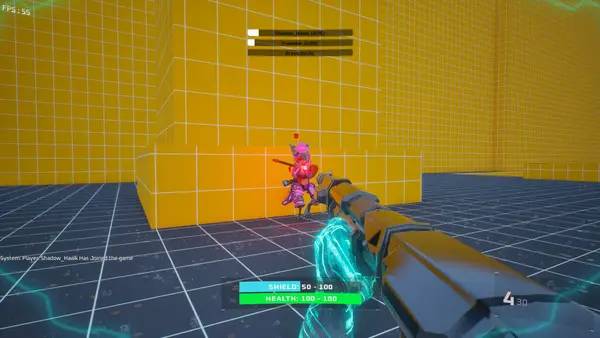 Пример визуального стиля и графики игры Toaster Arena