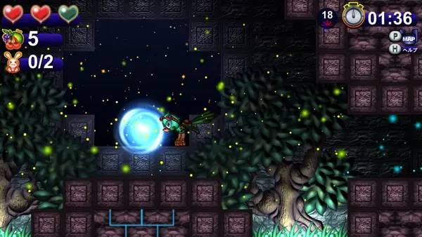 Пример визуального стиля и графики игры Toricky