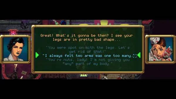 Пример визуального стиля и графики игры Tower 57