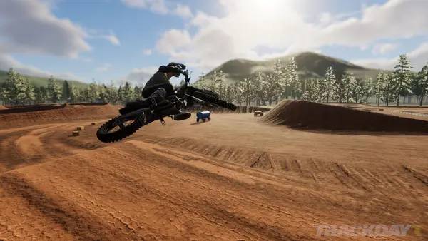 Пример визуального стиля и графики игры TrackDayR