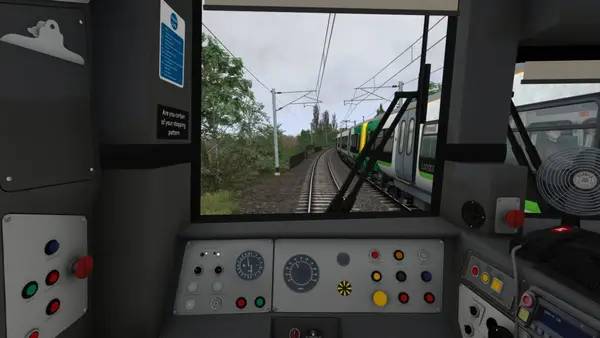 Пример визуального стиля и графики игры Train Simulator 2022