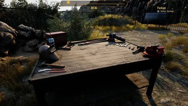 Пример визуального стиля и графики игры Truck Mechanic Dangerous Paths