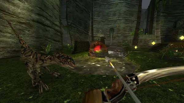 Пример визуального стиля и графики игры Turok 3  Shadow of Oblivion Remastered