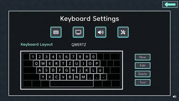 Пример визуального стиля и графики игры Typing Tempo