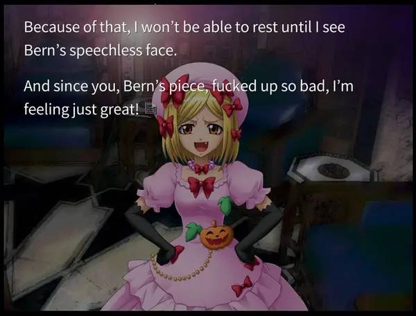 Пример визуального стиля и графики игры Umineko When They Cry - Question Arcs