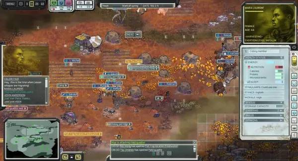 Пример визуального стиля и графики игры Unclaimed World