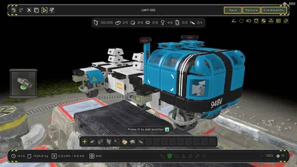 Пример визуального стиля и графики игры Uncrewed