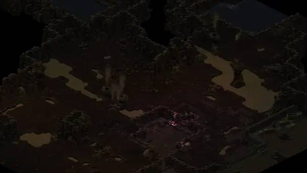 Пример визуального стиля и графики игры Underrail Expedition