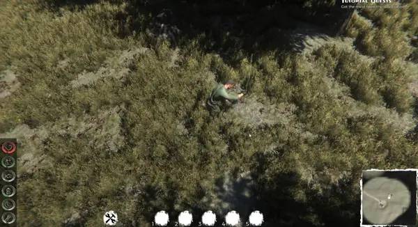 Пример визуального стиля и графики игры V1RUZ