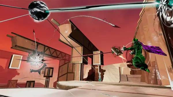 Пример визуального стиля и графики игры Vellum