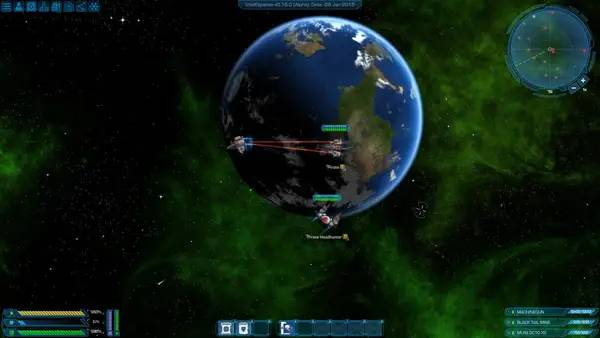 Пример визуального стиля и графики игры VoidExpanse