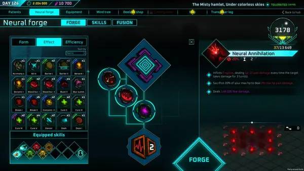 Пример визуального стиля и графики игры Wantless  Solace at World’s End