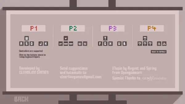 Пример визуального стиля и графики игры Warbrush