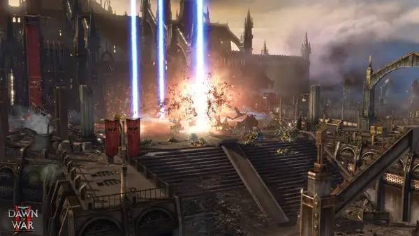 Пример визуального стиля и графики игры Warhammer 40,000  Dawn of War 2