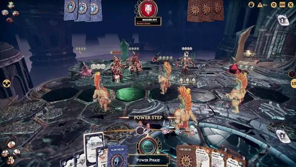 Пример визуального стиля и графики игры Warhammer Underworlds - Shadespire Edition