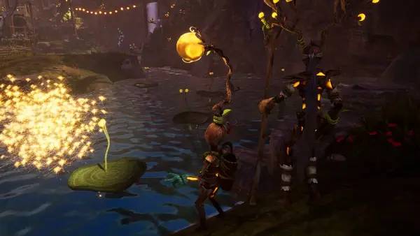 Пример визуального стиля и графики игры Weakless