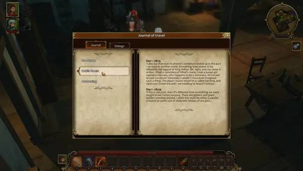 Пример визуального стиля и графики игры Willy-Nilly Knight