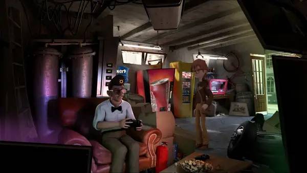 Пример визуального стиля и графики игры Willy Morgan and the Curse of Bone Town