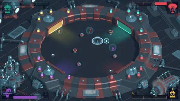 Пример визуального стиля и графики игры Wizards Tourney