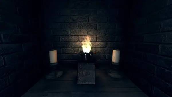 Пример визуального стиля и графики игры Wooden House