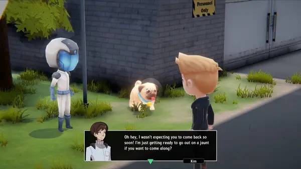 Пример визуального стиля и графики игры Woodsalt