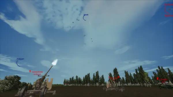 Пример визуального стиля и графики игры WW2 Online