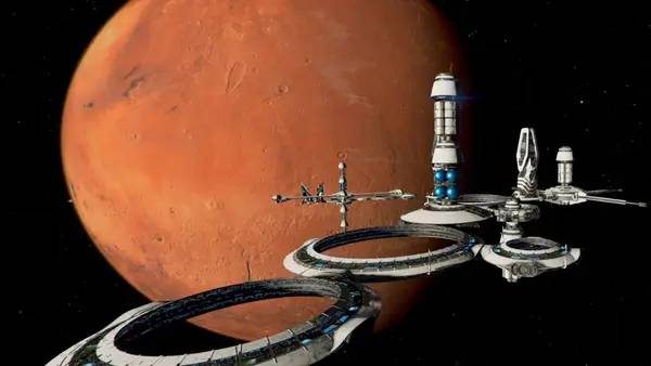 Пример визуального стиля и графики игры X4 Cradle of Humanity