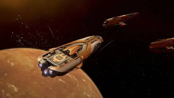 Пример визуального стиля и графики игры X4 Tides of Avarice