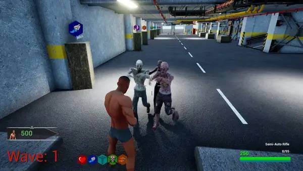 Пример визуального стиля и графики игры XOMBEE