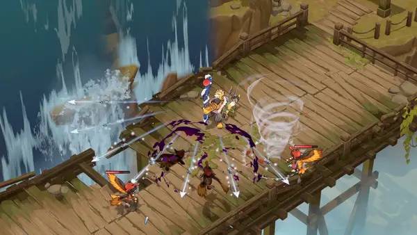 Пример визуального стиля и графики игры Yasha  Legends of the Demon Blade
