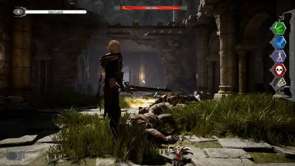 Пример визуального стиля и графики игры Your Sword Is So Big