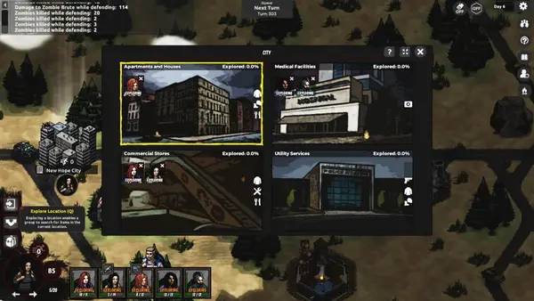 Пример визуального стиля и графики игры Z Dawn